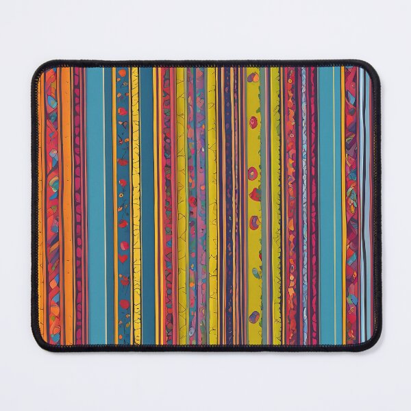 Item preview, Vibrant Striped Pattern with Abstract Details designed and sold by Noertz.