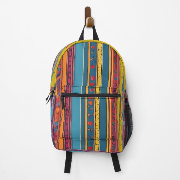 Item preview, Vibrant Striped Pattern with Abstract Details designed and sold by Noertz.