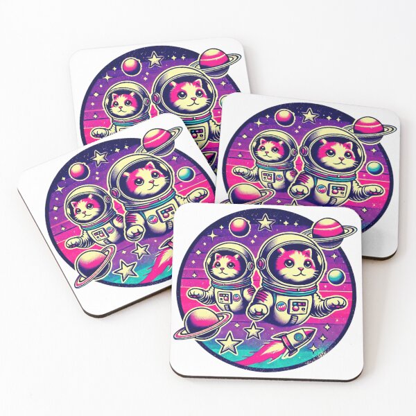 Item preview, Space cats  designed and sold by Bauerthreads.