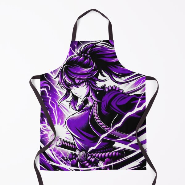 Item preview, Purple Anime Action Girl  designed and sold by Bauerthreads.