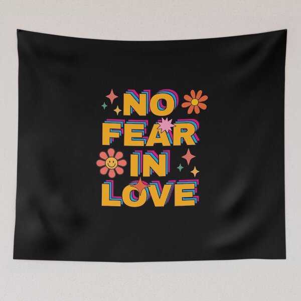 Item preview, Retro No Fear In Love,Christian Women's Gospel Quotes, Inspirational  Christian Woman Design designed and sold by mattlee20.