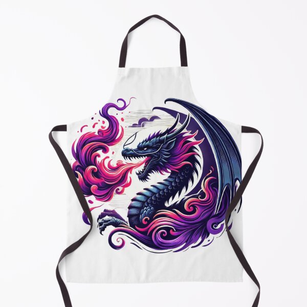 Item preview, Dragon Breathing purple and pink flames designed and sold by Bauerthreads.