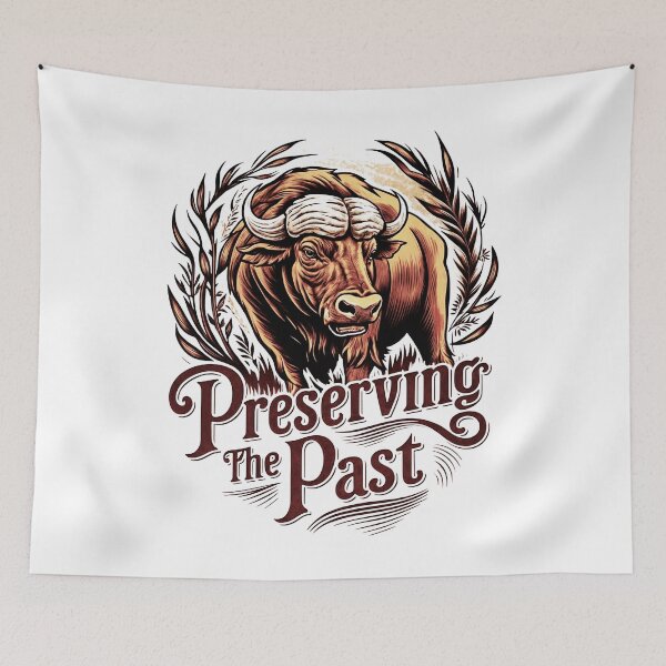 Item preview, Preserving The Past: Bison’s Legacy in Brown, Black, and White designed and sold by SplashTastic.