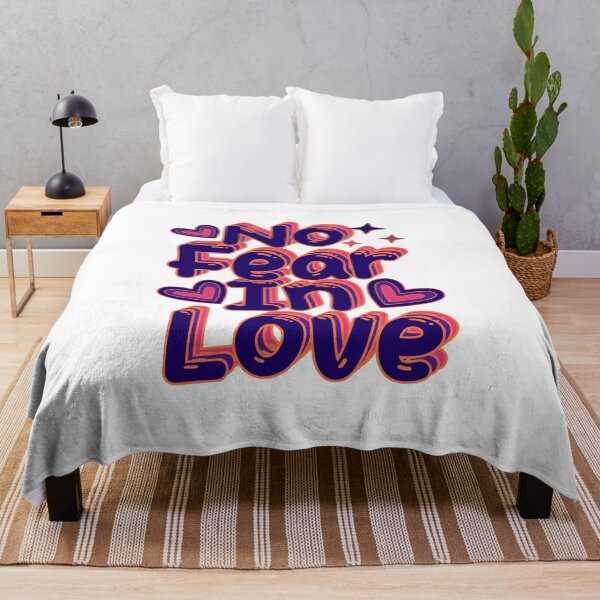Item preview, Retro No Fear In Love,Christian Women's Gospel Quotes, Inspirational Christian Woman Design designed and sold by mattlee20.