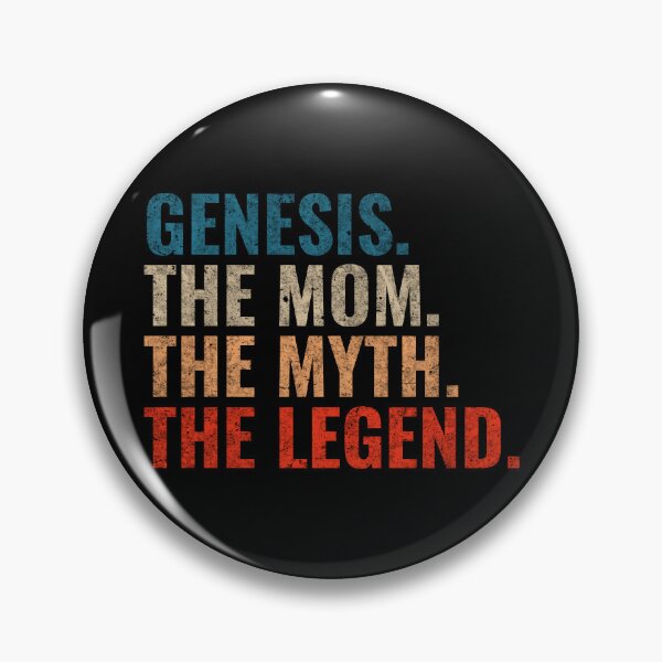 Item preview, Genesis The Mom The Myth The Legend Genesis Name Retro 70s distress designed and sold by Teelogic.