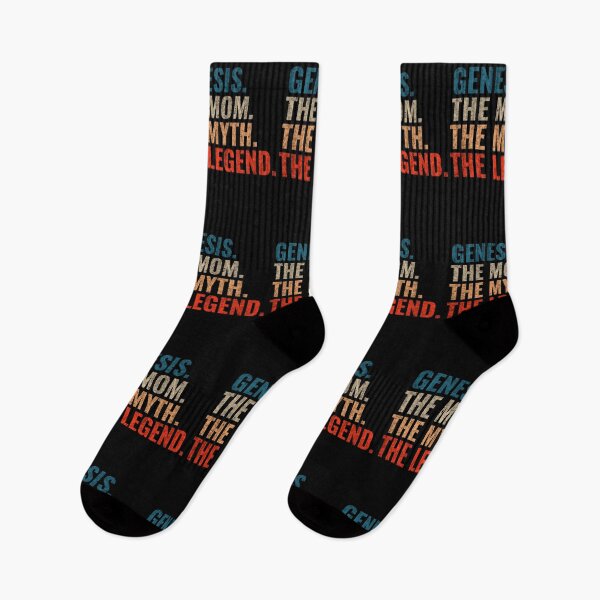 Item preview, Genesis The Mom The Myth The Legend Genesis Name Retro 70s distress designed and sold by Teelogic.
