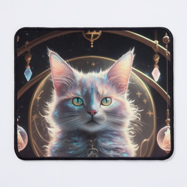 Item preview, wisdom cat reading tarot card designed and sold by MYSTAYA.