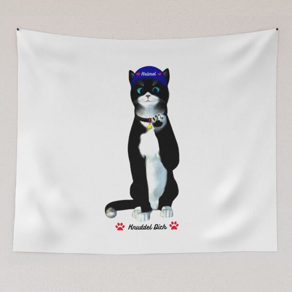 Item preview, Tomcat Crumbs Blue designed and sold by Kater-Kruemel.