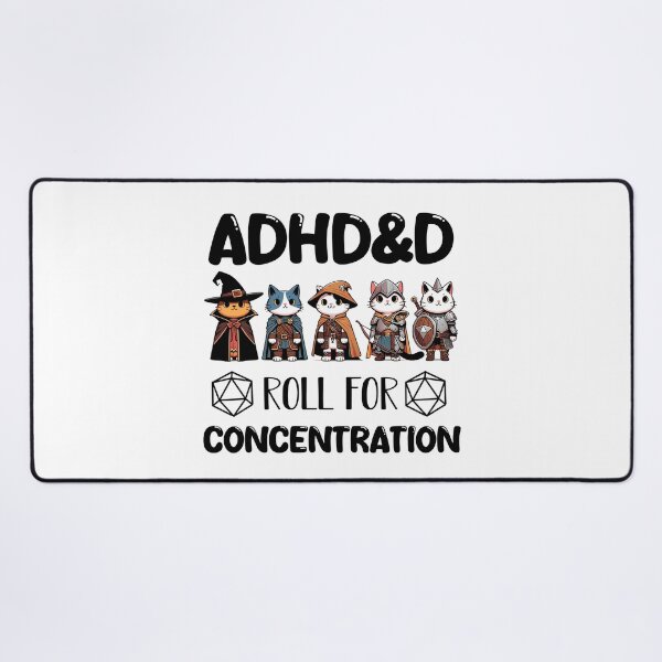 Item preview, ADHD&D Roll for Concentration designed and sold by PictoParade.