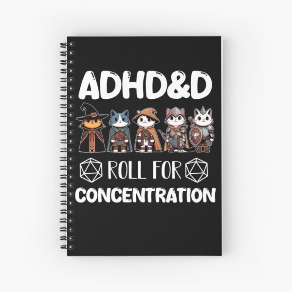 Item preview, ADHD&D Roll for Concentration White version designed and sold by PictoParade.