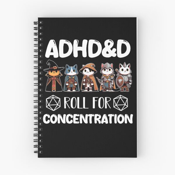Item preview, ADHD&D Roll for Concentration White version designed and sold by PictoParade.