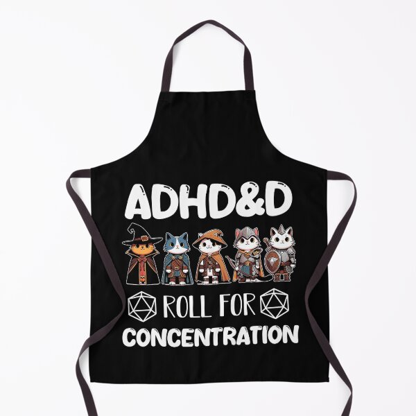 Item preview, ADHD&D Roll for Concentration White version designed and sold by PictoParade.
