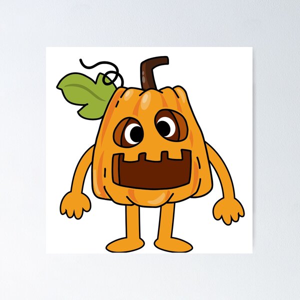 Item preview, Halloween orange pumpkins, monster Funny pumpkin. Holidays cartoon designed and sold by NoeySmiley55.