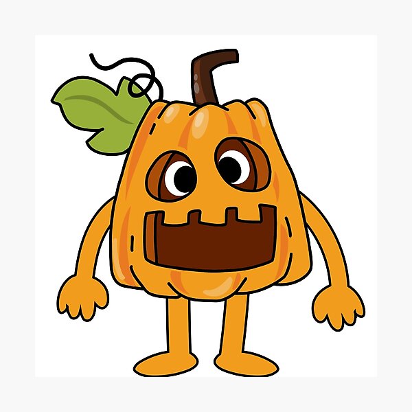 Item preview, Halloween orange pumpkins, monster Funny pumpkin. Holidays cartoon designed and sold by NoeySmiley55.