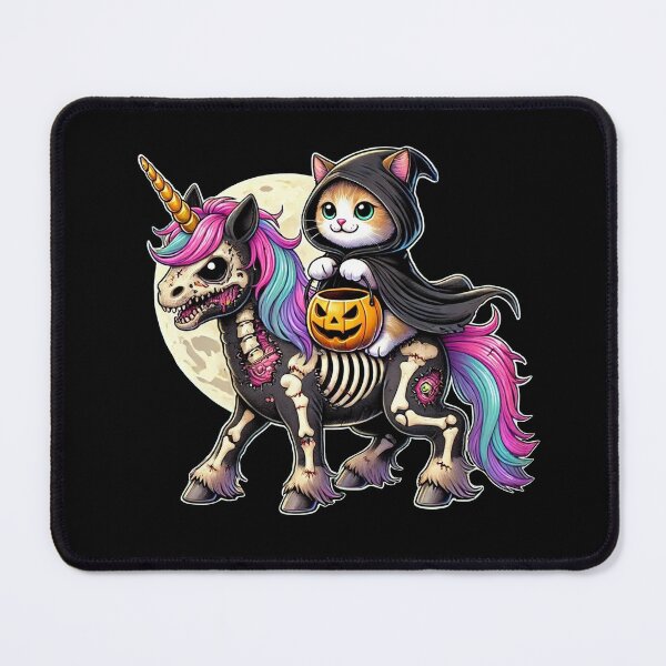 Item preview, Zombiecorn Cat Halloween Grim Reaper designed and sold by BlueBerry-Pengu.