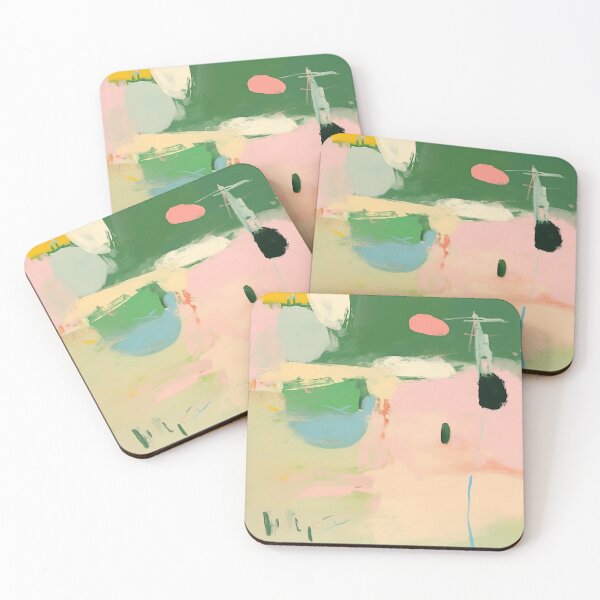 Item preview, Garden Modern Abstract Pastel designed and sold by trajeado14.