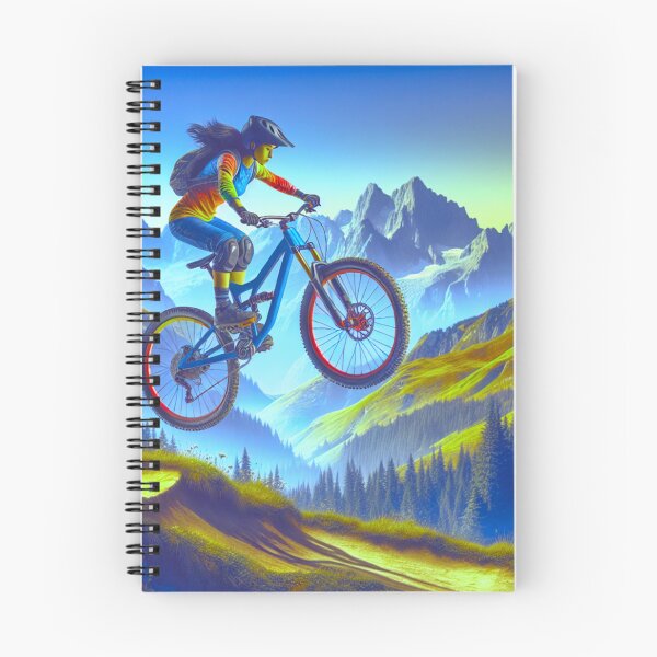 Item preview, MTB Rider Performing Aerial Tricks designed and sold by GrizzlyCollective.