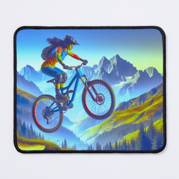 Item preview, MTB Rider Performing Aerial Tricks designed and sold by GrizzlyCollective.