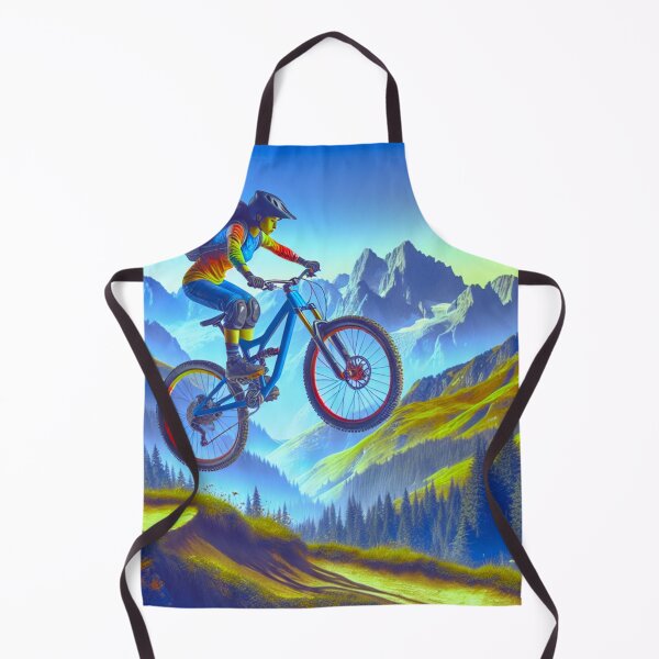 Item preview, MTB Rider Performing Aerial Tricks designed and sold by GrizzlyCollective.