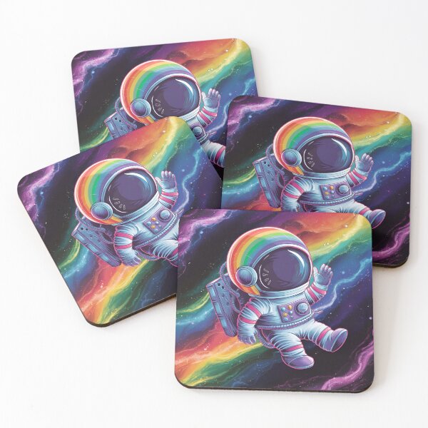 Item preview, "Rainbow Rocket: Astronaut's Cosmic Adventure" designed and sold by JAMESAMORN.