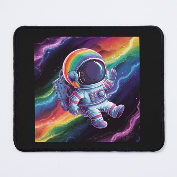 Item preview, "Rainbow Rocket: Astronaut's Cosmic Adventure" designed and sold by JAMESAMORN.
