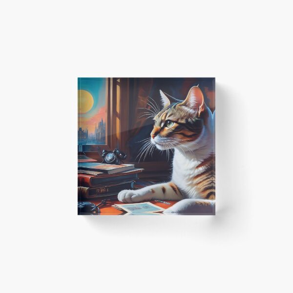 Item preview, Time Travel Cat designed and sold by M-Y-A-R-T-.