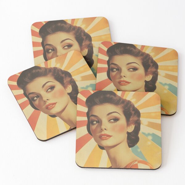 Item preview, Radiant Retro Beauty Portrait designed and sold by Rafał Stadnik.