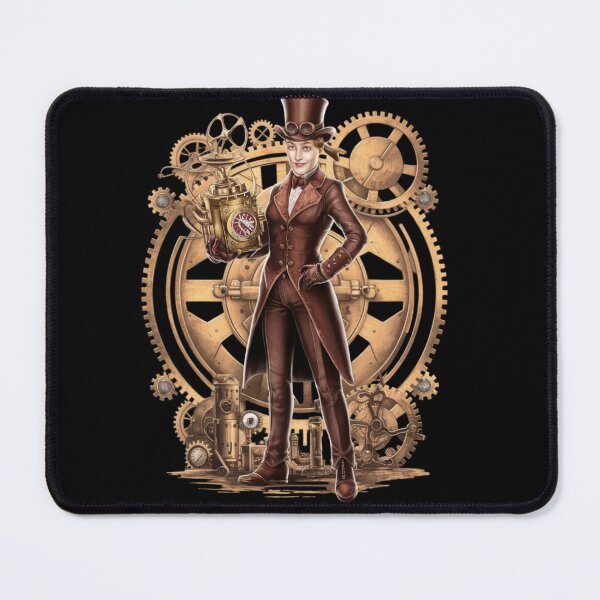 Item preview, Steampunk Time Traveler: Victorian Elegance and Clockwork Wonders designed and sold by MyNiceDesigns.