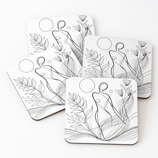 Item preview, Elegant Minimalist Line Art Abstract Design designed and sold by Abdulra7man369.