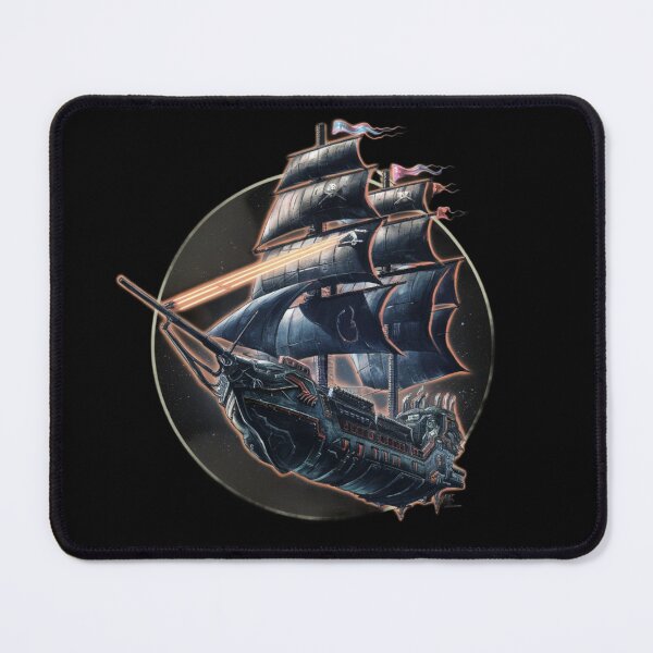 Item preview, Space Pirate Ship in the Starry Cosmos 2 designed and sold by MyNiceDesigns.