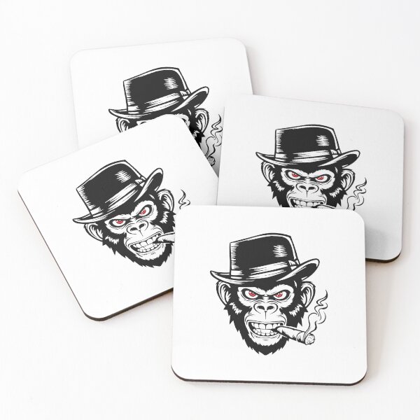 Item preview, Monkey Hat Mischievous Fierce Cigar Stylish Simian designed and sold by w1ckerman.