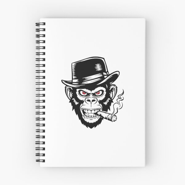 Item preview, Monkey Hat Mischievous Fierce Cigar Stylish Simian designed and sold by w1ckerman.