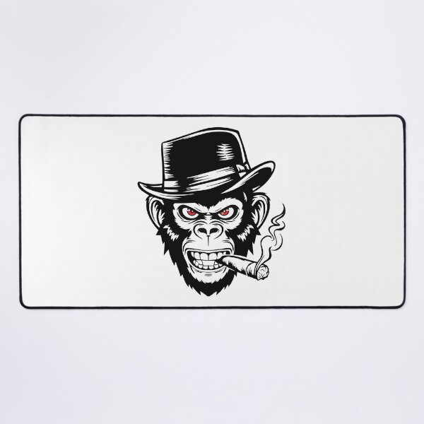 Item preview, Monkey Hat Mischievous Fierce Cigar Stylish Simian designed and sold by w1ckerman.