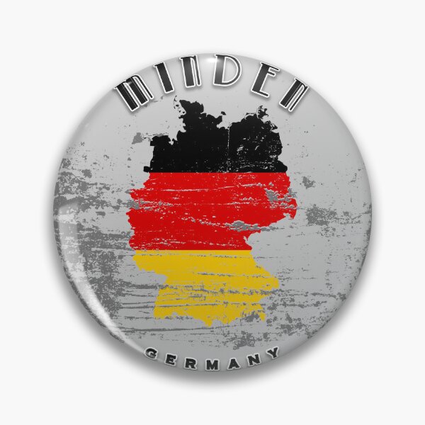 Item preview, Minden Germany Flag Worn  designed and sold by World Designs.