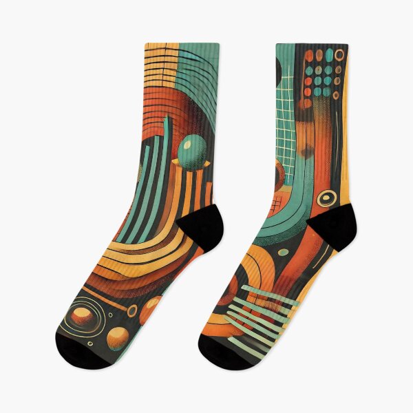 Item preview, Nostalgic Retro Futurism Abstract Design designed and sold by Abdulra7man369.