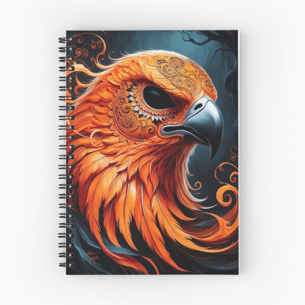 Artikelvorschau, Mystischer Falke - Lebendige, von Halloween und Dia de los Muertos inspirierte Kunst von LaLi Designs entworfen und verkauft von LaLi-Designs.