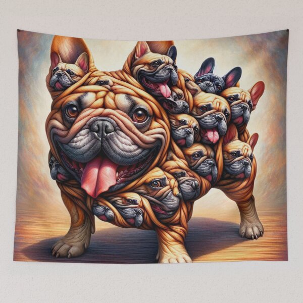 Item preview, French Bulldogs Expression designed and sold by Wags & Tails.
