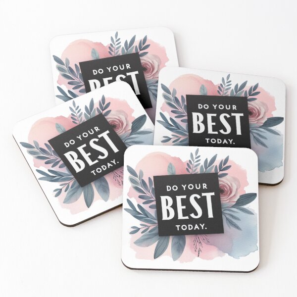 Item preview, Do Your Best Today Life Quote designed and sold by Nanthanon.