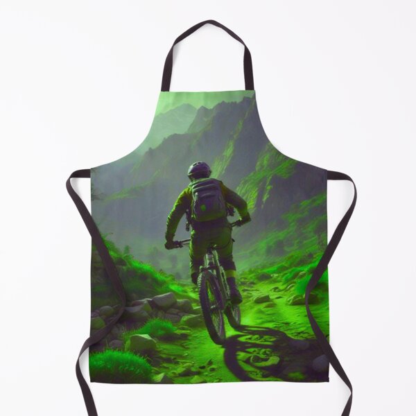 Item preview, MTB Rider Conquering Rolling Hills designed and sold by GrizzlyCollective.