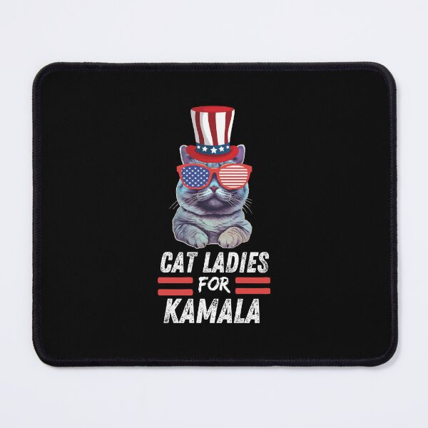 Item preview, Cat ladies for kamala designed and sold by Fateh-Kro ⭐⭐⭐⭐⭐.