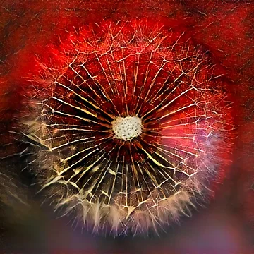 Artwork thumbnail, Ruby dandelion by AndroidZ