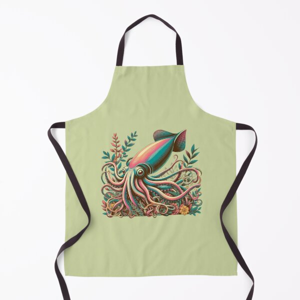Item preview, Squid (retro) V.4 designed and sold by Bubble-Boris.