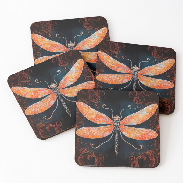 Item preview, Enchanted Dragonfly - A Fusion of Halloween and Dia de los Muertos by LaLi Designs designed and sold by LaLi-Designs.