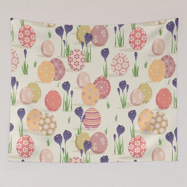 Item preview, Easter mood, Beige and yellow on a light yellow background designed and sold by Alex  Blud.