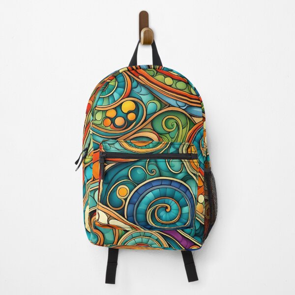 Item preview, Abstract Colourful swirly Pattern designed and sold by druidwolfart.