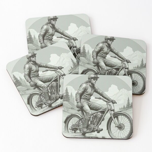 Item preview, Vintage Mountain Biking Adventure designed and sold by GrizzlyCollective.