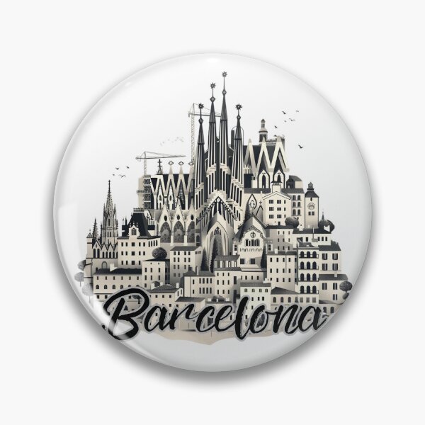 Item preview, Barcelona city with the Sagrada Familia logo designed and sold by Micapox.