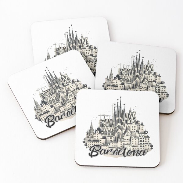Item preview, Barcelona city with the Sagrada Familia logo designed and sold by Micapox.