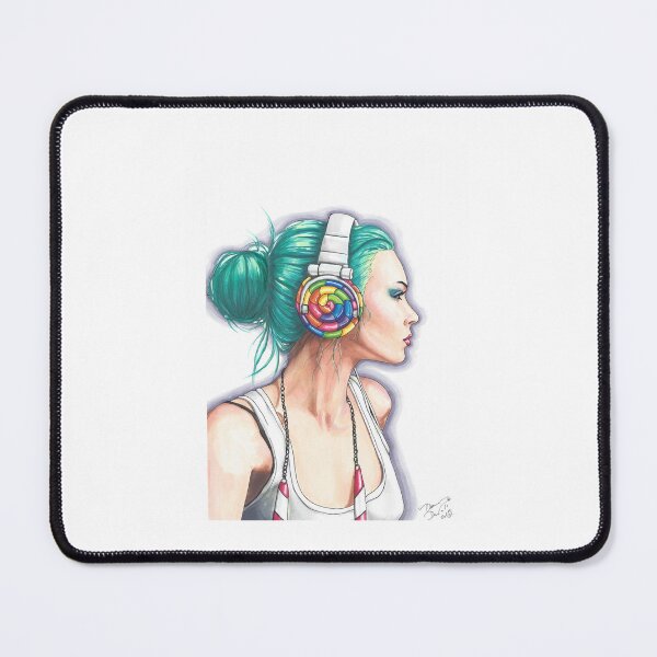 Item preview, Candy Rocker Headphone Girl designed and sold by GregoryNewtonx.