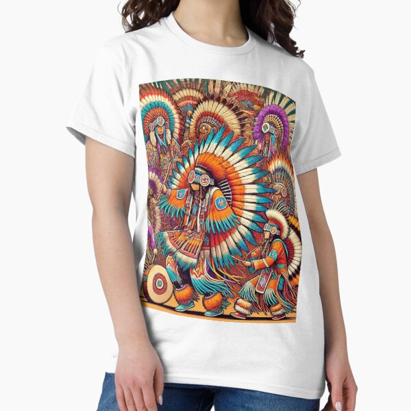 Item preview, Native American Powwow - Vibrant Cultural Celebration Illustration designed and sold by VibeNest.